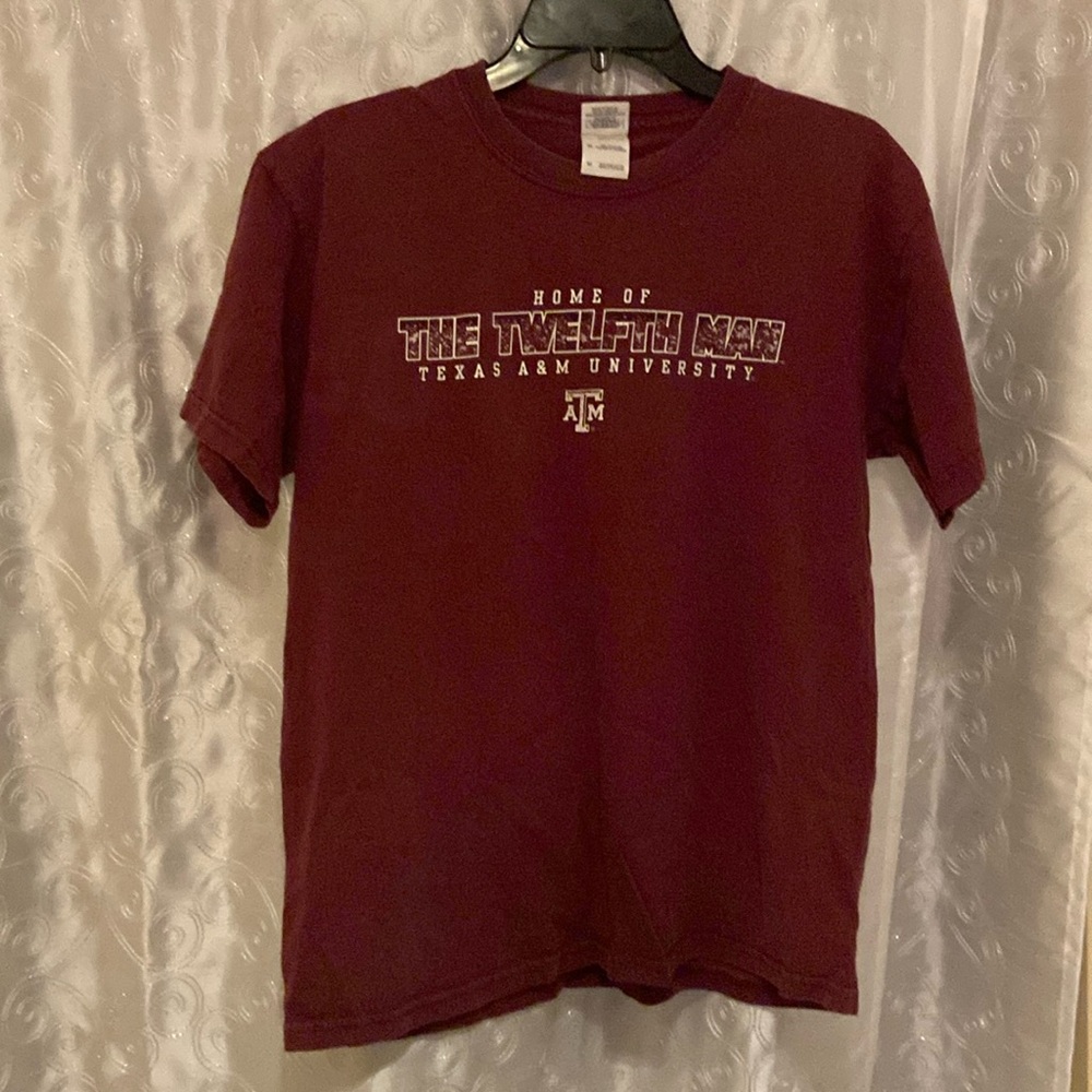 NCAA Texas A&M Aggies Home of the 12th Man Shirt Adult Size Medium 🔥 YB1